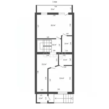 Таунхаус в Краснодарский край, Анапа ул. Краснозеленых, 29/2 (265 м)