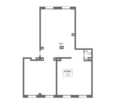 Помещение свободного назначения (172.1 м)