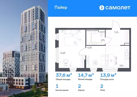 1-к кв. Свердловская область, Екатеринбург Горнозаводский жилрайон,  ...