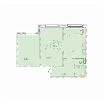 2-к кв. Сахалинская область, Анивский городской округ, с. Новотроицкое ...