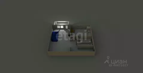 1-к кв. Сахалинская область, Долинск Комсомольская ул., 16 (30.2 м)