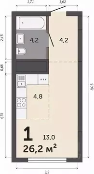 Студия Свердловская область, Екатеринбург Втузгородок жилрайон, Шарташ ...