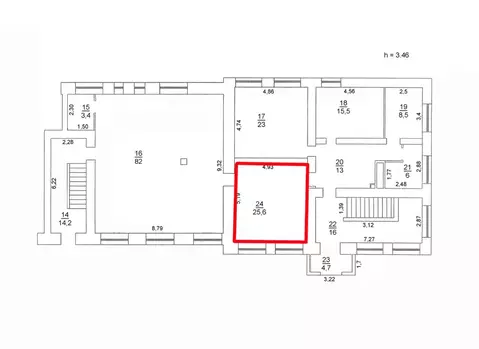 Офис в Санкт-Петербург Химический пер., 8к2 (24 м)