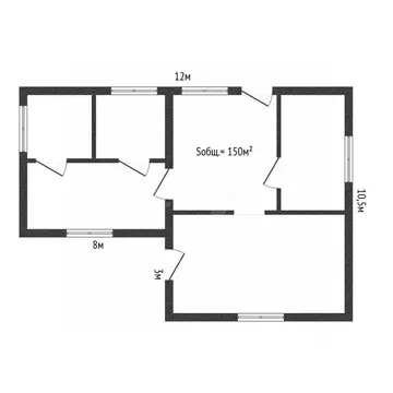 Дом в Брянская область, Брянский район, Отрадненское с/пос, с. ...