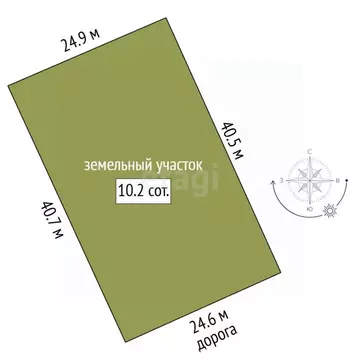 Участок в Забайкальский край, Чита Солнечный СОНТ, 185 (10.16 сот.)