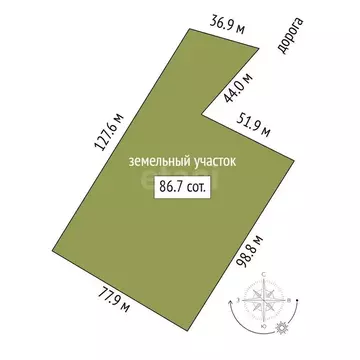 Участок в Чистенькое, квартал Чокъракъ (86.67 м)