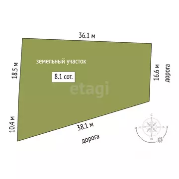 Участок в Тюменская область, Нижнетавдинский муниципальный округ, ...