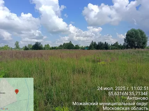 Участок в Московская область, Можайский муниципальный округ, д. ...