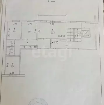 3-к кв. Пермский край, Пермь ул. Луговского, 3 (73.1 м)