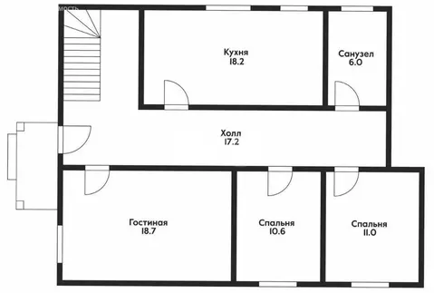 Дом в Краснодар, микрорайон Центральный, Базовская улица, 76 (214.9 м)