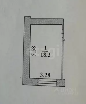 1-к кв. Липецкая область, Липецк 15-й мкр, 1/2 (18.3 м)