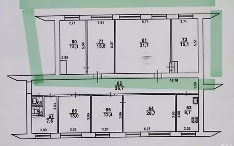Офис в Московская область, Лыткарино Парковая ул., 18 (30 м)