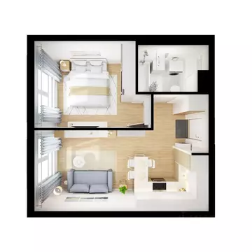 1-к кв. Москва Новоостаповская ул., 7к2 (36.22 м)