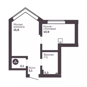 1-к кв. Свердловская область, Екатеринбург Уралмаш жилрайон, Голос ...