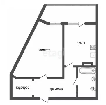 1-к кв. Воронежская область, Воронеж ул. Летчика Колесниченко, 65А ...