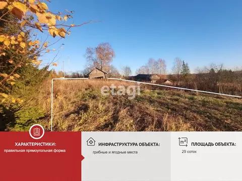 Участок в Вологодская область, Череповецкий район, Воскресенское ...