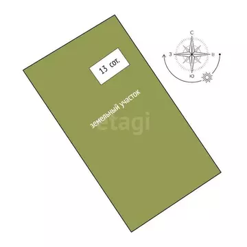 Участок в Уралец, Нагорная улица (13 м)