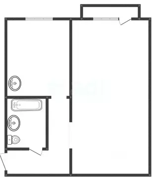 1-к кв. Иркутская область, Ангарск 179-й кв-л, 11 (30.0 м)