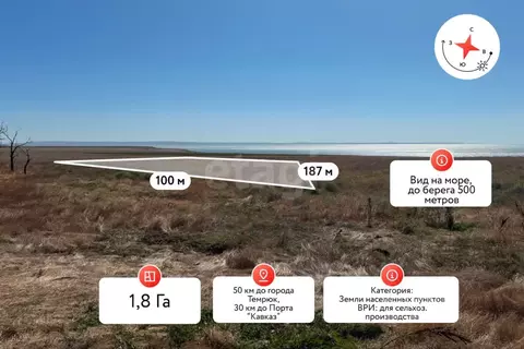 Участок в Краснодарский край, Темрюкский район, Сенное с/пос, пос. ...