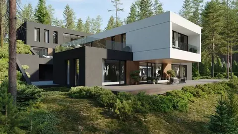 Дом в Ленинградская область, Выборгский район, Первомайское с/пос, ...