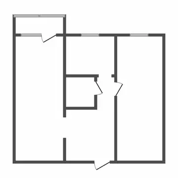 2-комнатная квартира: Благовещенск, улица Ленина, 186 (42 м)