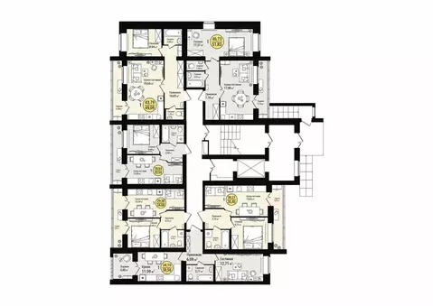 1-комнатная квартира: Йошкар-Ола, Фестивальная улица, 61 (35 м)