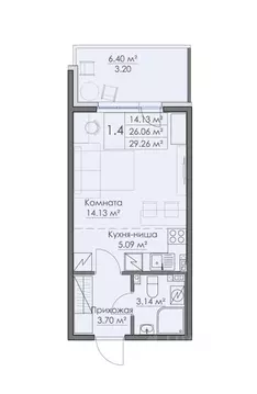 Свободной планировки кв. Ленинградская область, Выборг наб. Адмирала ...