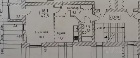 1-к кв. Ростовская область, Таганрог ул. Сергея Лазо, 12 (39.6 м)