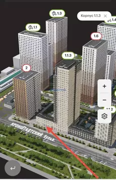 Торговая площадь в Москва Кронштадтский 9 жилой комплекс, 11.2 (113 м)