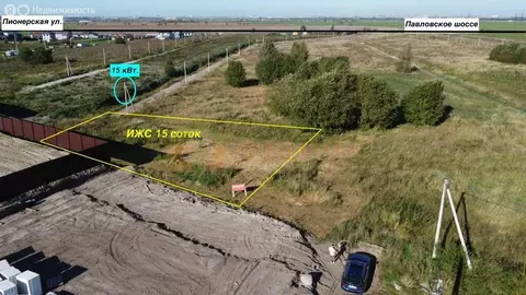 Участок в деревня Глинка, Взлётная улица (15 м)