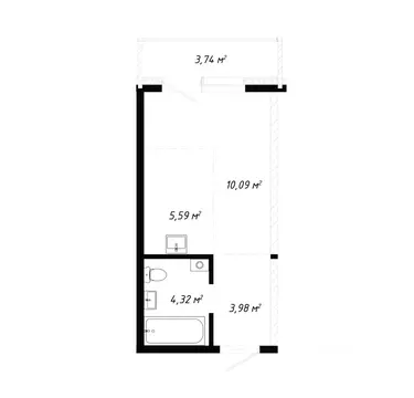 1-к кв. Иркутская область, Иркутск Правобережный округ, Кино жилой ...