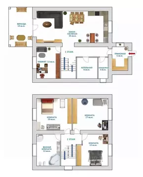 Коттедж в Свердловская область, Белоярский муниципальный округ, с. ...