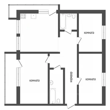 4-к кв. Бурятия, Улан-Удэ Ключевская ул., 55Б (104.2 м)
