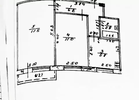 2-к кв. Башкортостан, Уфа ул. Коммунаров, 59/1 (44.2 м)