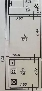1-к кв. Краснодарский край, Краснодар Центральный мкр, ул. Фрунзе, 80 ...