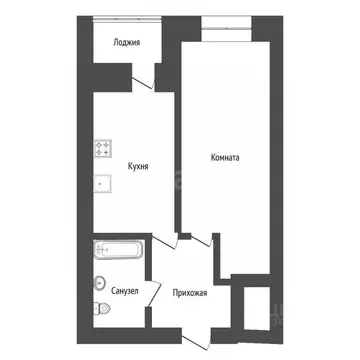 1-к кв. Башкортостан, Уфа ул. Геологов, 53 (35.6 м)