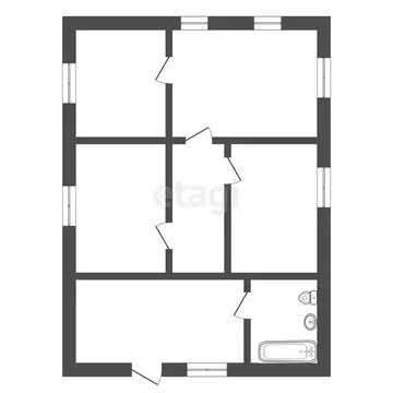 Дом в Заводоуковск, переулок Республики (60 м)