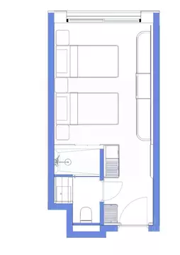 Студия Ставропольский край, Пятигорск ул. Леваневского, 3Д (22.0 м)