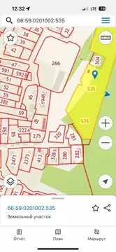 Участок в Свердловская область, Полевской городской округ, с. ...