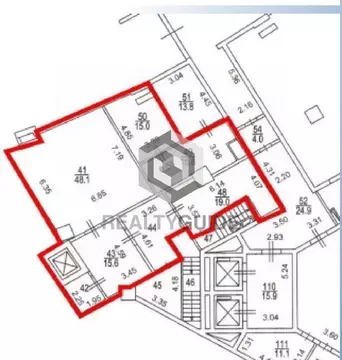 Торговая площадь в Москва ул. Авиаконструктора Микояна, 12 (551 м)