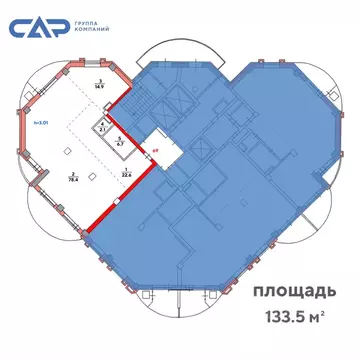 Свободной планировки кв. Амурская область, Благовещенск Краснофлотская ...