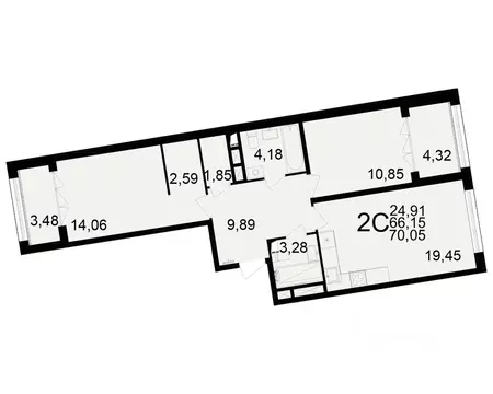 2-к кв. Рязанская область, Рязань Братиславский мкр, Вместе жилой ...