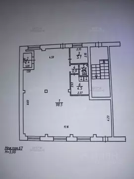 Помещение свободного назначения в Калужская область, Калуга пер. 1-й ...