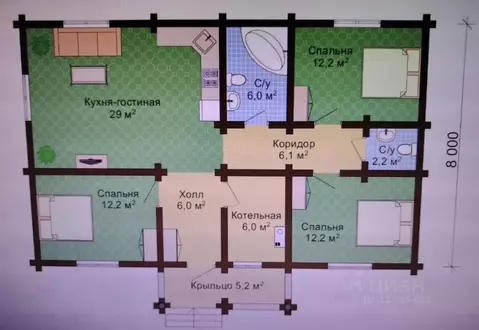 Дом в Кировская область, Кирово-Чепецкий район, с. Кстинино ул. ...