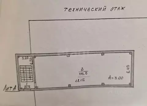 Помещение свободного назначения в Липецкая область, Липецк ул. Ф.С. ...