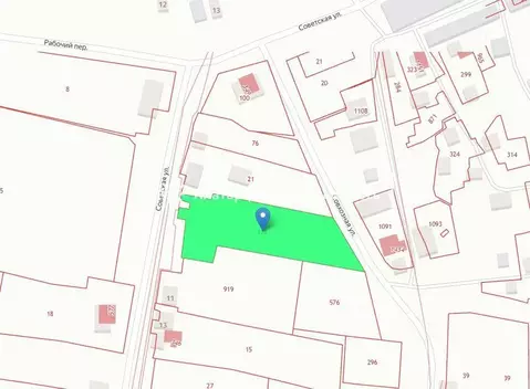 Участок в Томская область, Томский район, с. Рыбалово Советская ул., ...