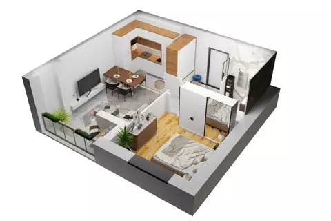 1-к кв. Волгоградская область, Волжский 32А мкр, Горизонт жилой ...