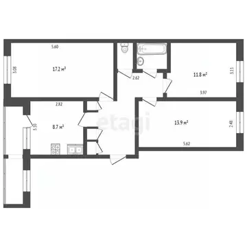 3-к кв. Московская область, Воскресенск Лопатинский мкр, ул. ...