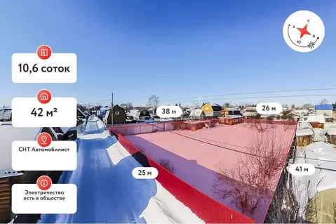 Дом в Тюменская область, Тюмень Автомобилист СНТ, ул. Липовая (42 м)