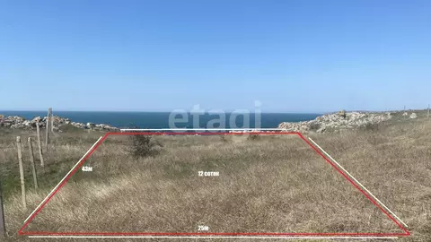 Участок в Крым, Ленинский район, Мысовское с/пос, Лесовод СНТ  (12.0 ...